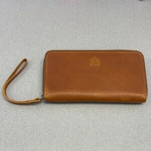 STS Ranchwear Tan Leather Wristlet